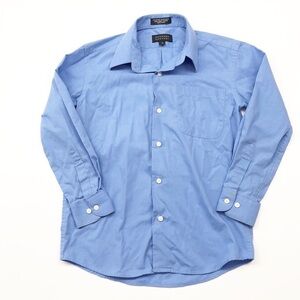 Bergamo New York blue buttoned down shirt for boys